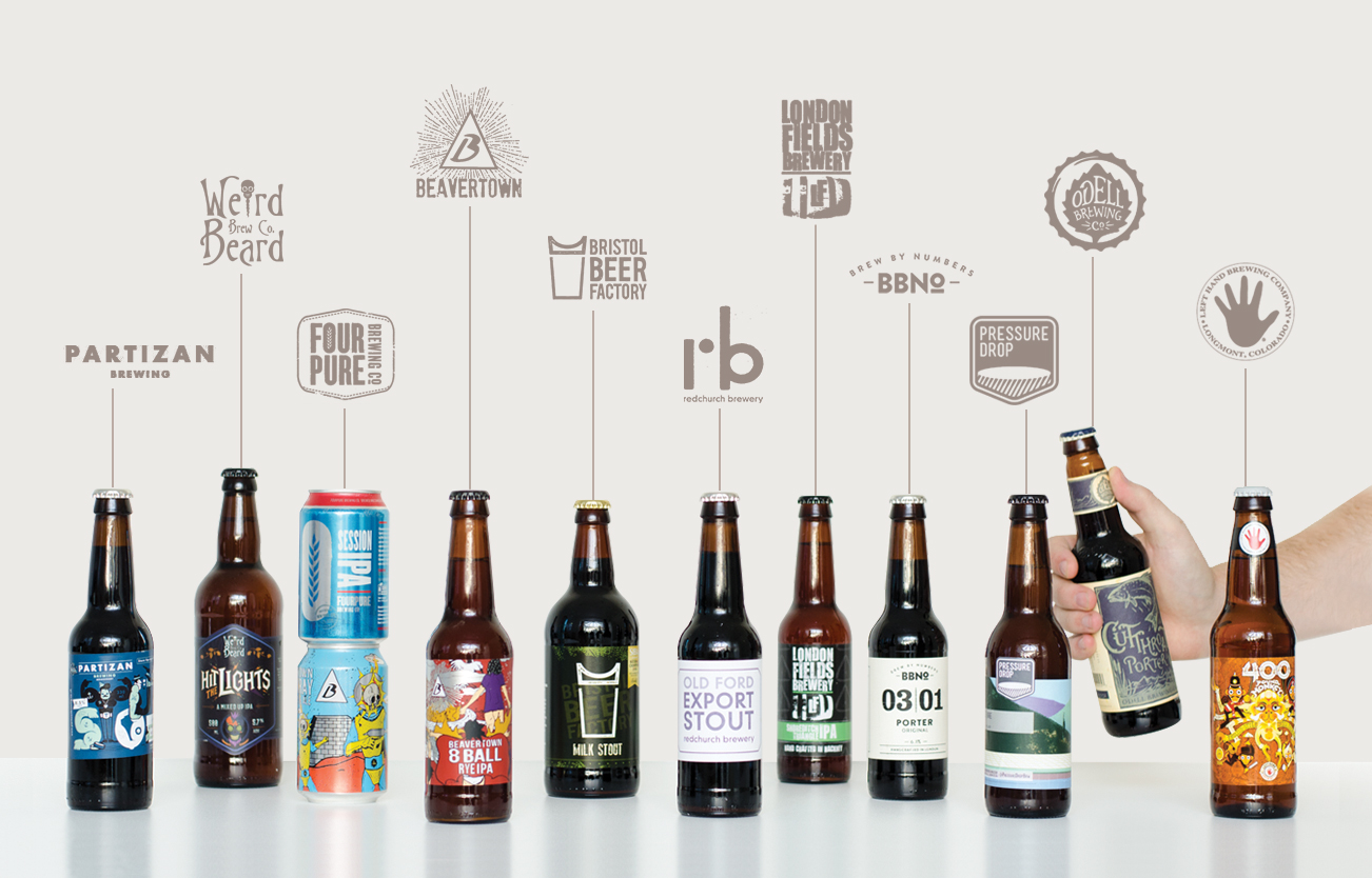 Honestbrew beer bottles