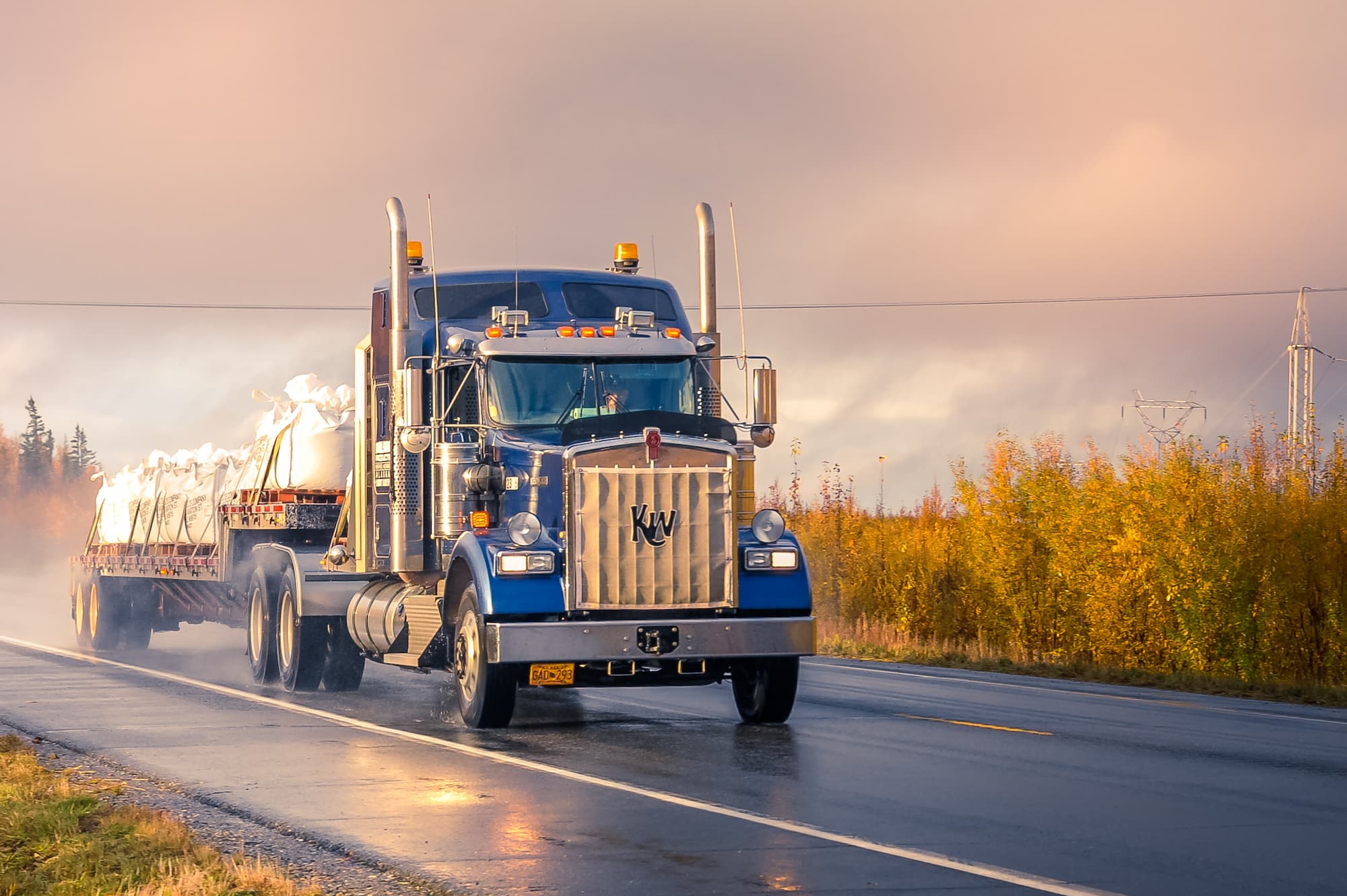 Bulk Haulage Truck on road